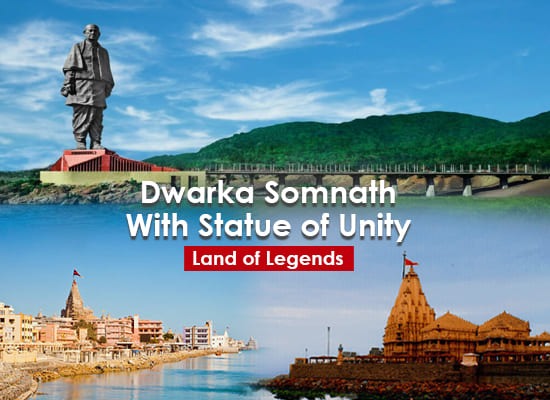 Dwarka Somnath Ahmedabad Gir Tour with Statue of Unity